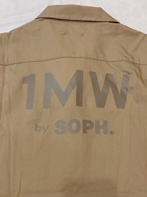 新品タグ付 GU x SOPH 1MW オープンカラーシャツ 半袖 S ベージュ シャツ ソフ ジーユー ユニクロ_画像5