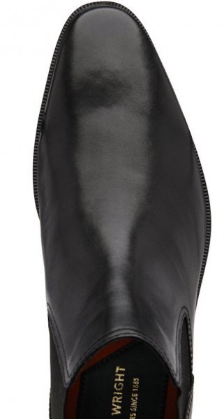 送料無料 Frank Wright 27cm ミニマム チェルシー プレーンチップ サイドゴア ブーツ ブラック レザー ビジネス スーツ スニーカー JJJ210_画像9