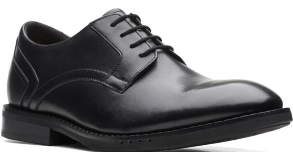 お気に入りの レースアップ プレーン ブラック 軽量感 25cm Clarks