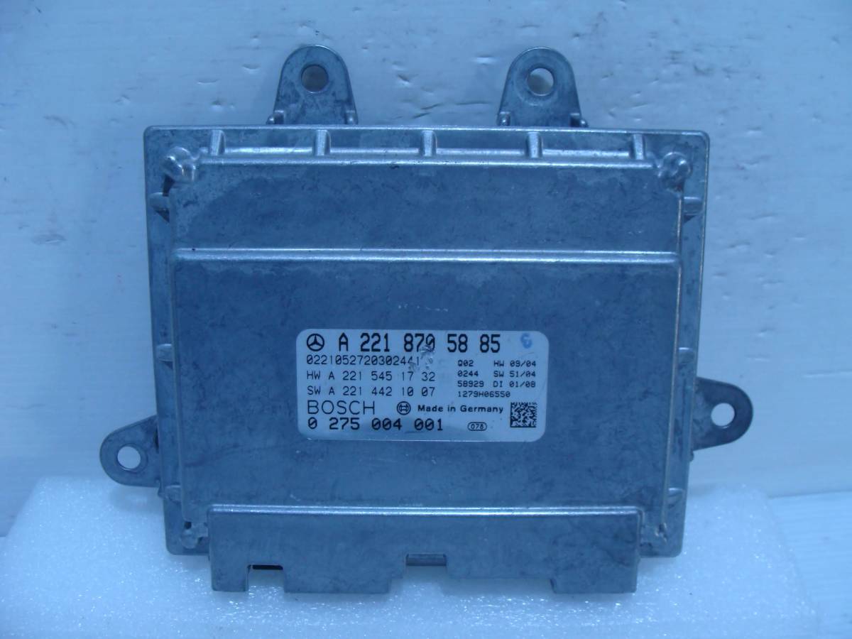 58EL13284 W221 Benz S500L control unit computer A2218705885