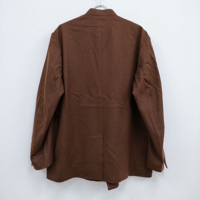 国内外の人気 JACKET COVERED 新品 3-1005T♪YOKE ノーカラーダブル