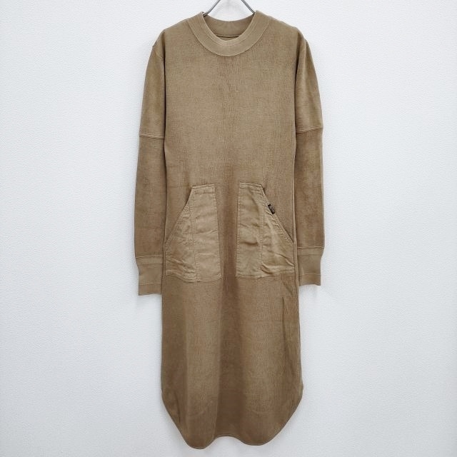 PHOTOCOPIEU SIDONIE LONG SLEEVE JERSEY DRESS ワンピース ブラウン フォトコピュー 3-1005T 219015