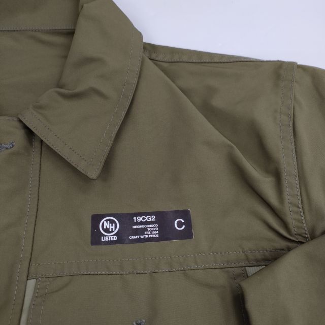 NEIGHBORHOOD SMOCK E-JKT 192SPNH-JKM02 オリーブ サイズM NEIGHBORHOOD SMOCK E-JKT 192SPNH-JKM02 オリーブ サイズM