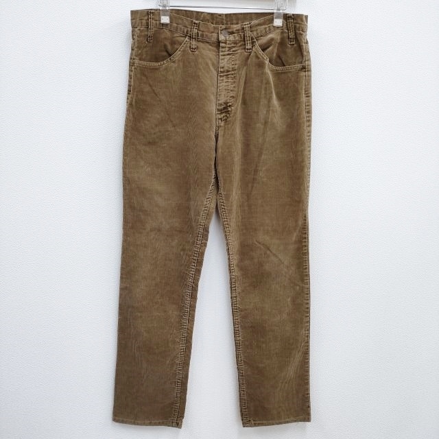 Levi's 519 USA製 W34L32 ヴィンテージ アメリカ古着 コーデュロイ パンツ ブラウン リーバイス 3-1017T F91909_画像1