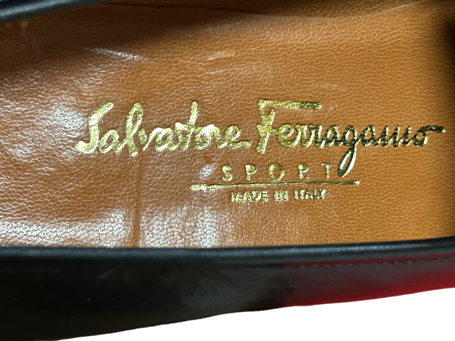 高級イタリア製フェラガモFerragamo本皮レザーKETTY★ローファー★６ハーフB_画像7