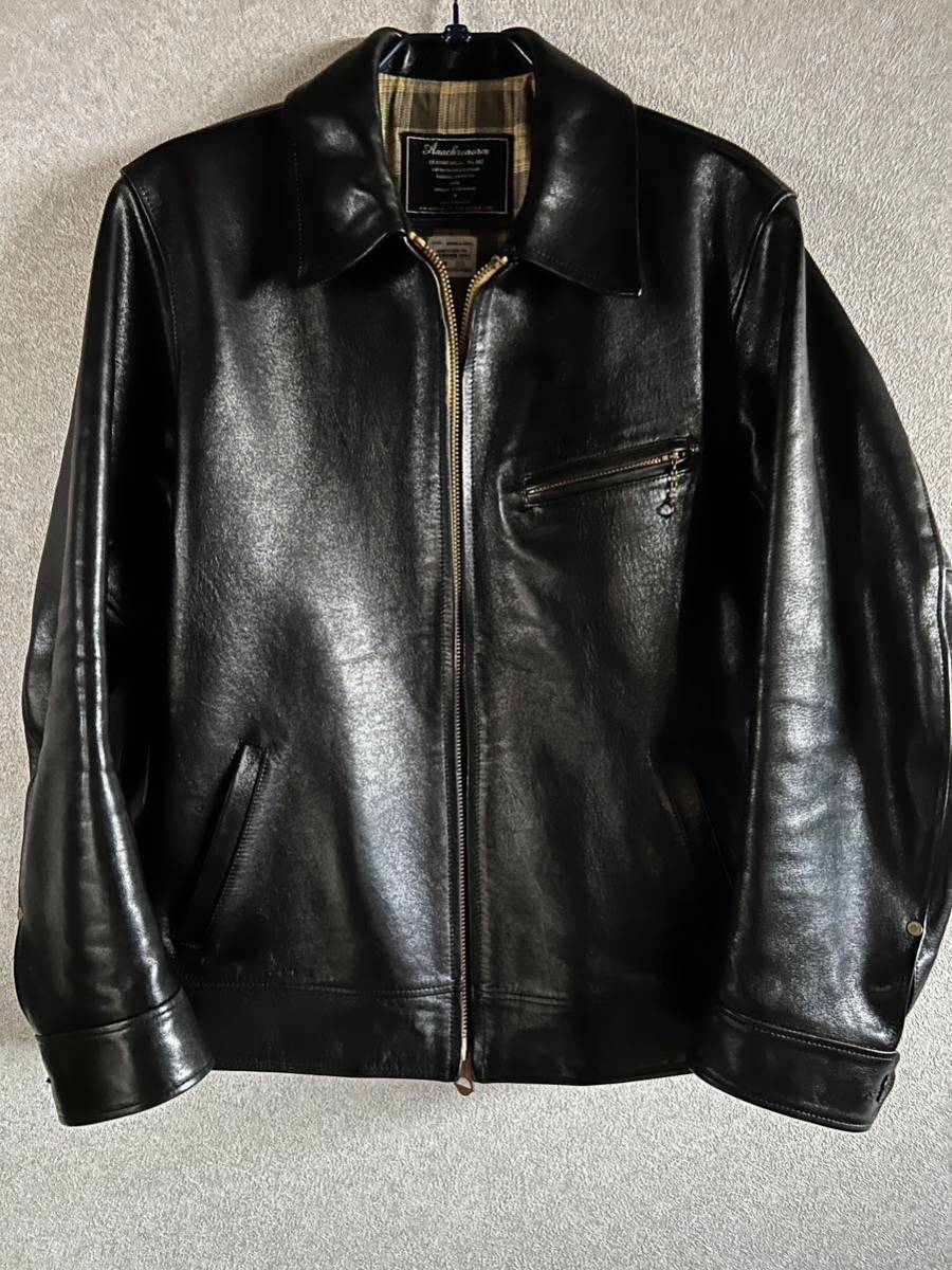 アナクロノーム anachronorm レザー ジャケット シングル 本革 アナクロノーム anachronorm レザー ジャケット シングル 本革