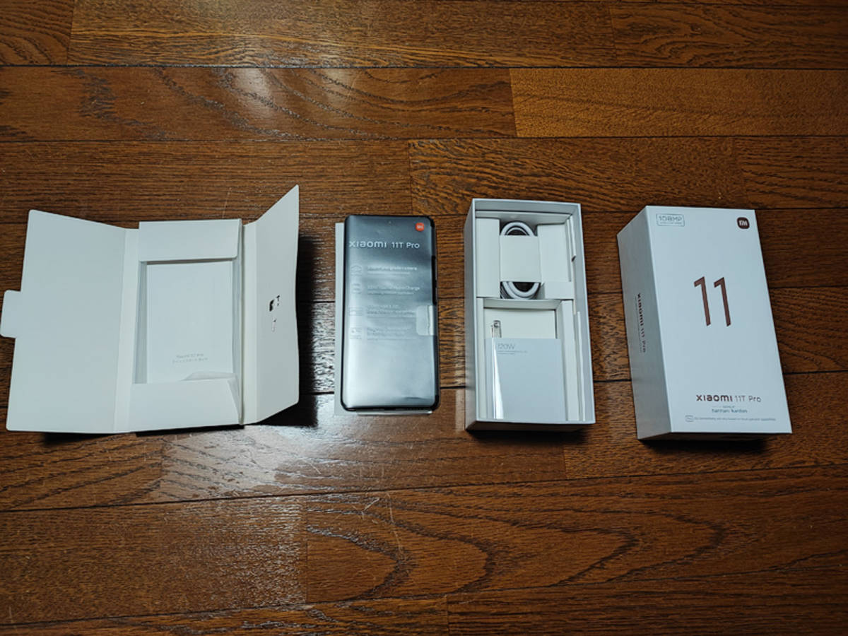  Xiaomi 11T Pro 8G+128GB Meteorite Gray 120Wハイパーチャージ おサイフケータイ対応 _画像1