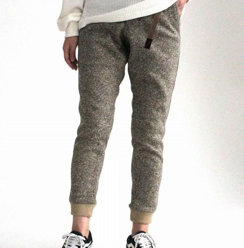 GRAMICCI/グラミチ/BONDING KNIT FLEECE NARROW RIB PANTS