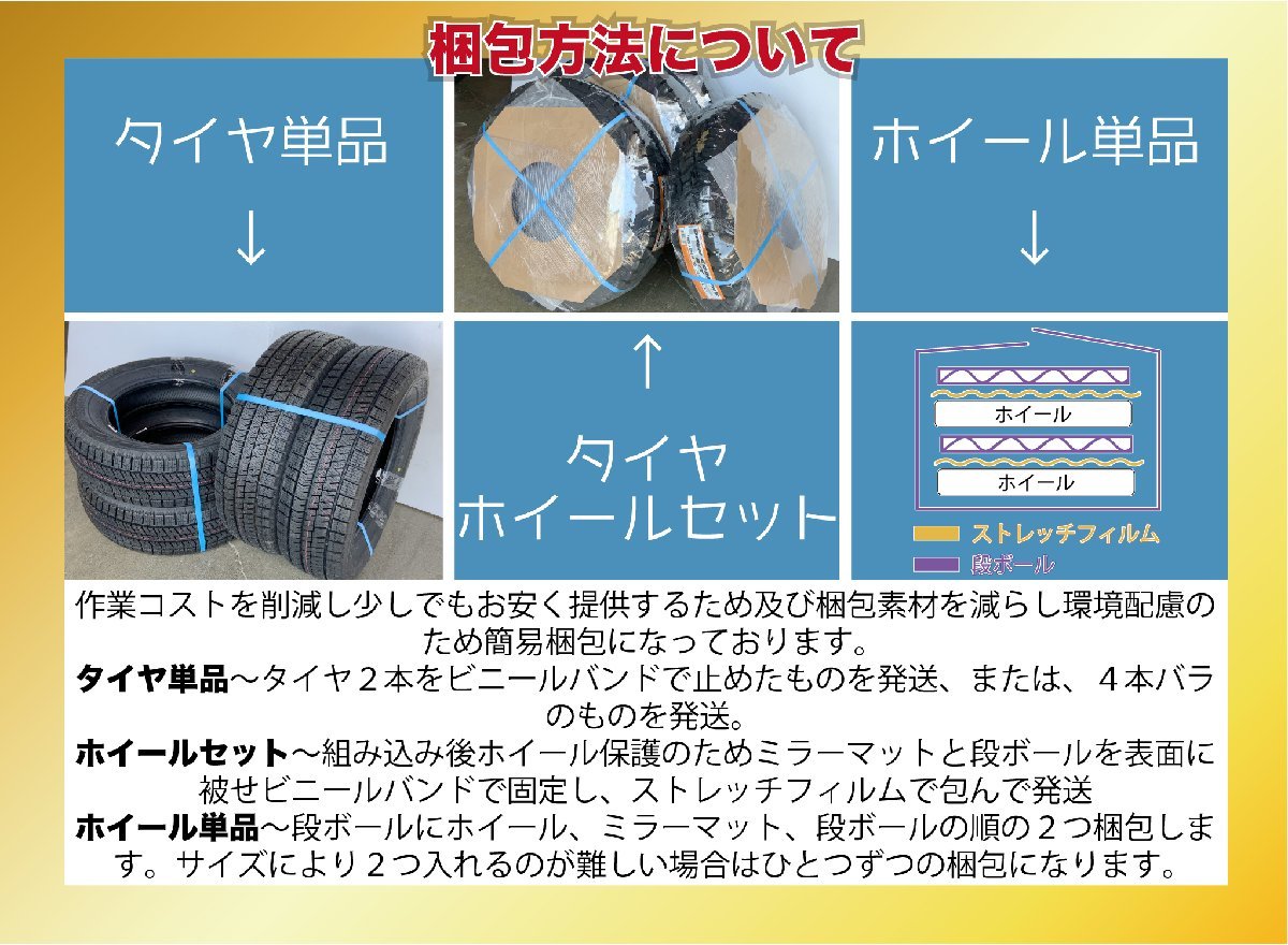 【送料無料】新品スタッドレスタイヤ&中古おまかせホイールセット BRIDGESTONE VRX3 215/60R16 2022～2023年製 4本SET_画像5