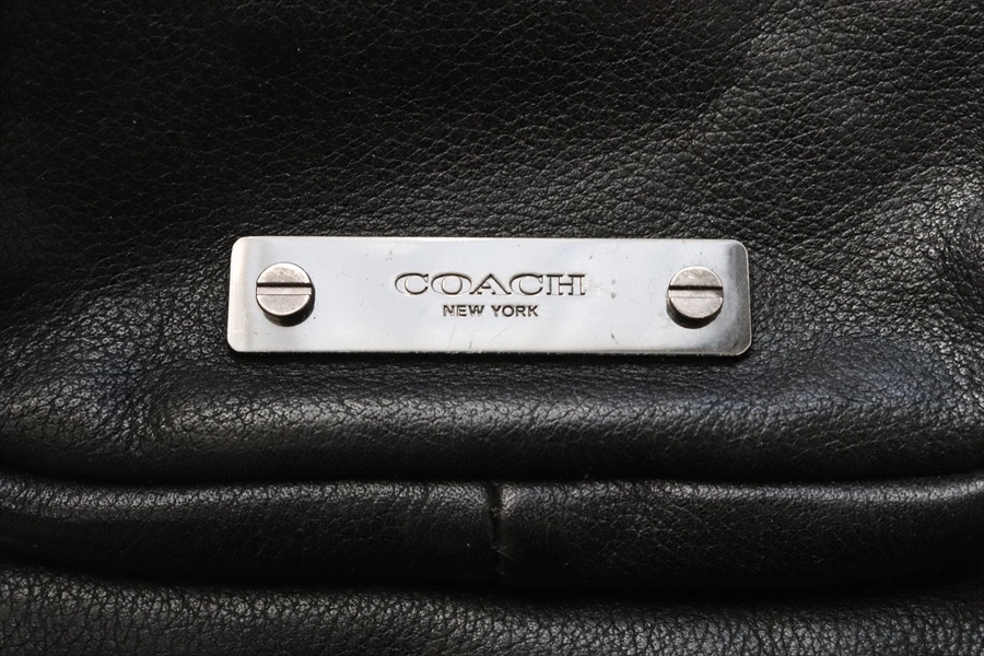 COACH コーチ メンズ ボディバッグ ワンショルダー 斜め掛け クロスボディー レザー ブラック　トンプソン_画像5