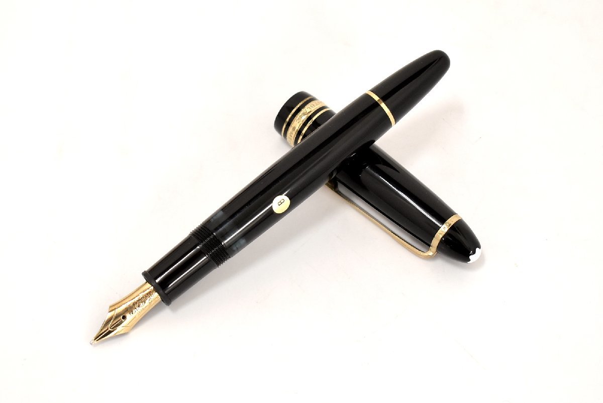 モンブラン MONTBLANC 万年筆 マイスターシュテュック No.146 4810 ペン先 14K M ピストン吸入式 箱付き 2310LR143_画像1