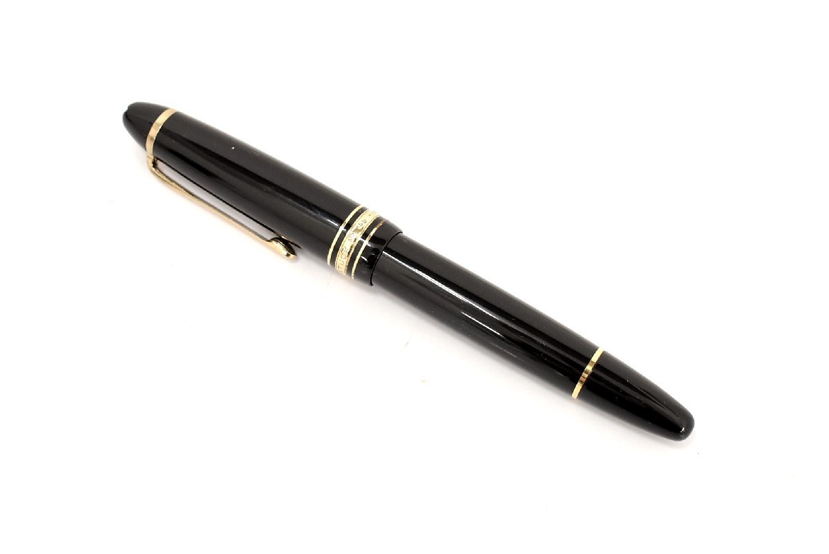 モンブラン MONTBLANC 万年筆 マイスターシュテュック No.146 4810 ペン先 14K M ピストン吸入式 箱付き 2310LR143_画像3