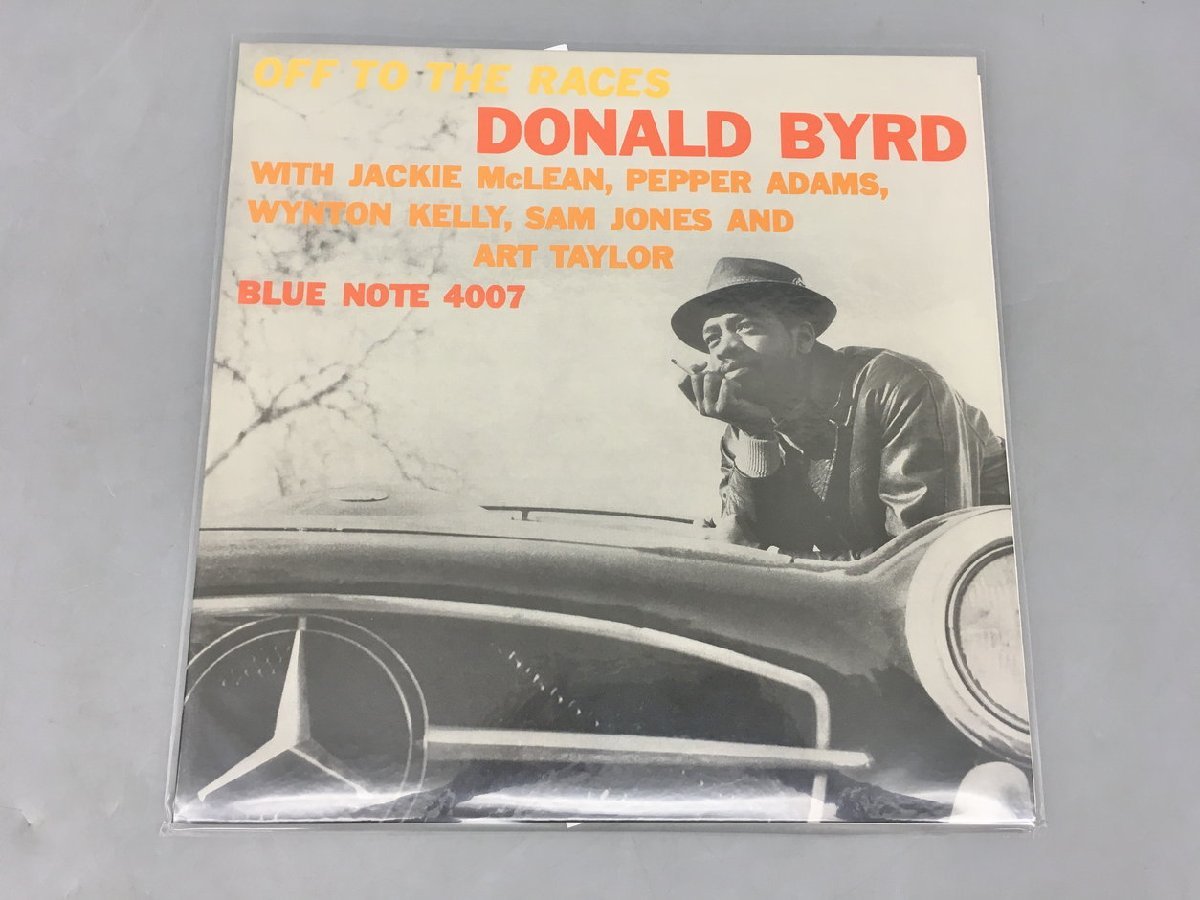 LPレコード Off To The Races Donald Byrd BLUE NOTE 4007 復刻 美品 2309LBM241の画像1