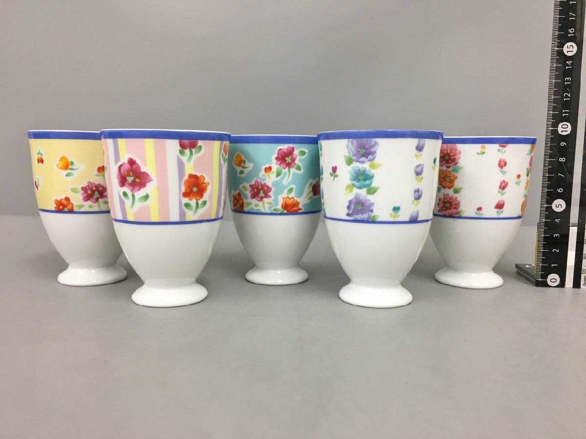  Narumi NARUMI free cup 5 customer set 6955-31385 YUKIHIKO NISHINO design unused 2310LS064