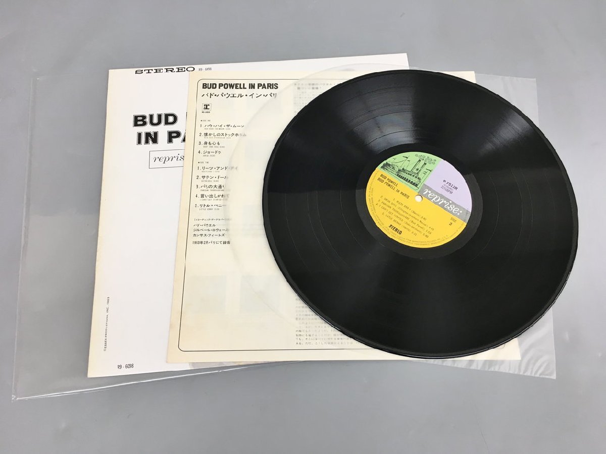 LPレコード Bud Powell In Paris Reprise R9-6098 2309LO298_画像2