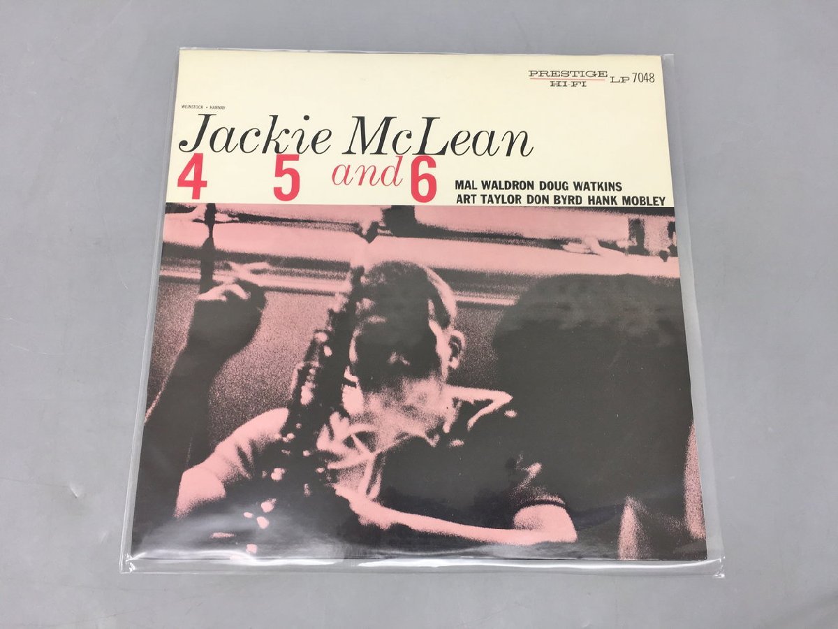 LPレコード Jackie McLean 4 5 And 6 PRESTIGE PRLP 7048 日本 ビクター盤 2310LBM046_画像1