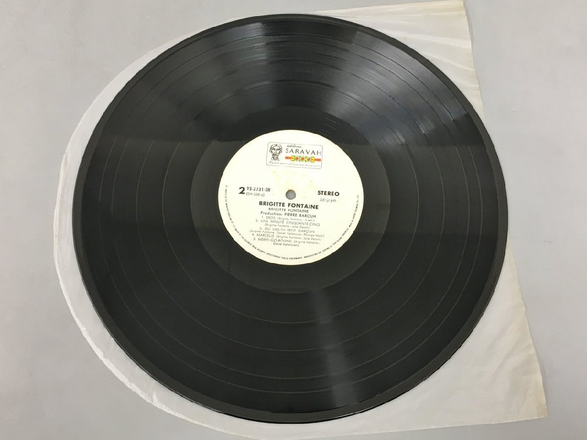 LPレコード Brigitte Fontaine YS-2731-SH 2310LO022_画像5