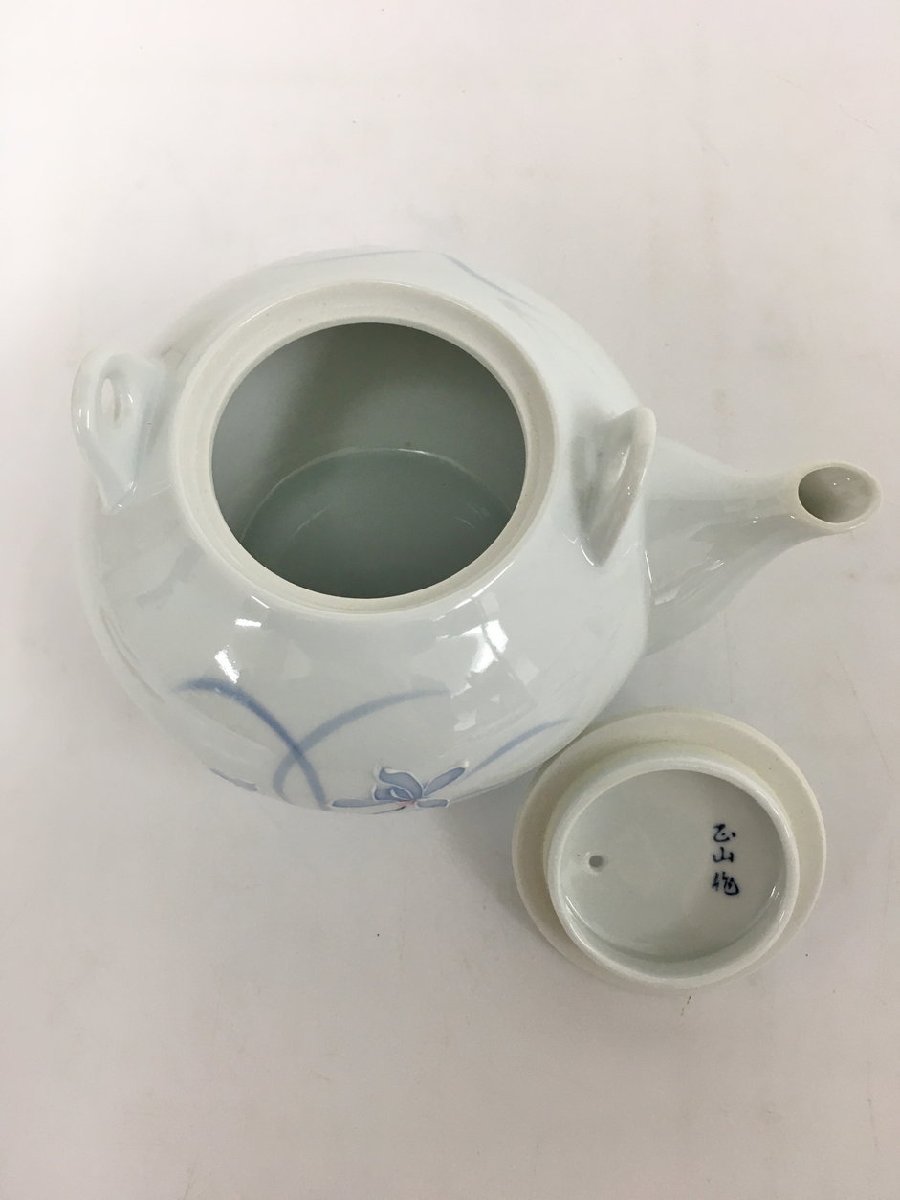 有田焼 茶器セット 一珍ラン 急須 蓋付き湯呑5客 玉山作 未使用 2309LS630_画像8