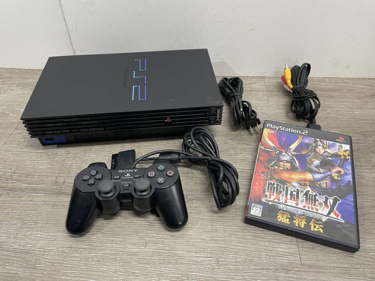 ☆ PS2 ☆ プレイステーション2 SCPH-50000 ミッドナイトブラック 動作