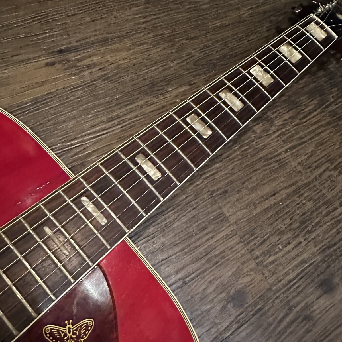 Aria HummingBird Acoustic Guitar アコースティックギター アリア 現状品 -z617の画像4