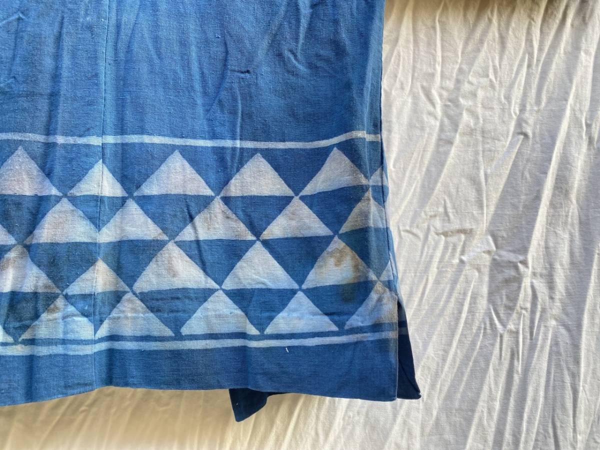 貴重 背紋 虎 月 雲 竹 笹 腰柄 三つ鱗 印半纏 法被 藍染 手差し ジャパンヴィンテージ JAPANESE VINTAGE 日本の古い服 森青年團 祭 貴重 背紋 虎 月 雲 竹 笹 腰柄 三つ鱗 印半纏 法被 藍染 手差し ジャパンヴィンテージ JAPANESE VINTAGE 日本の古い服 森青年團 祭