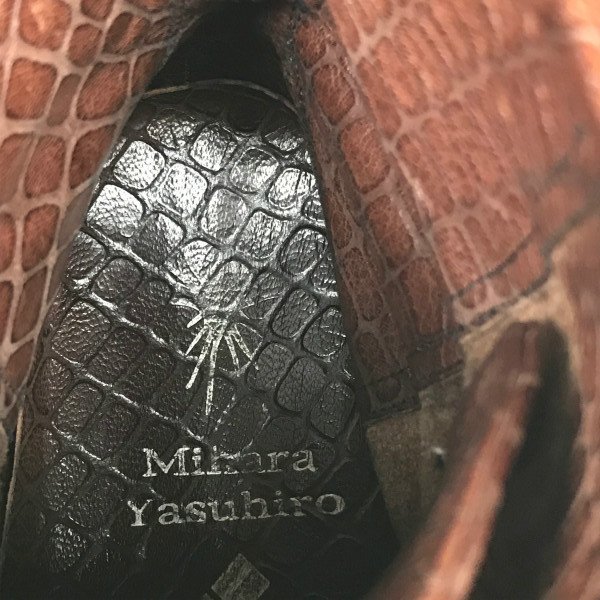  Mihara Yasuhiro MIHARA YASUHIRO race up boots type pushed .42 1/2 Mihara ..