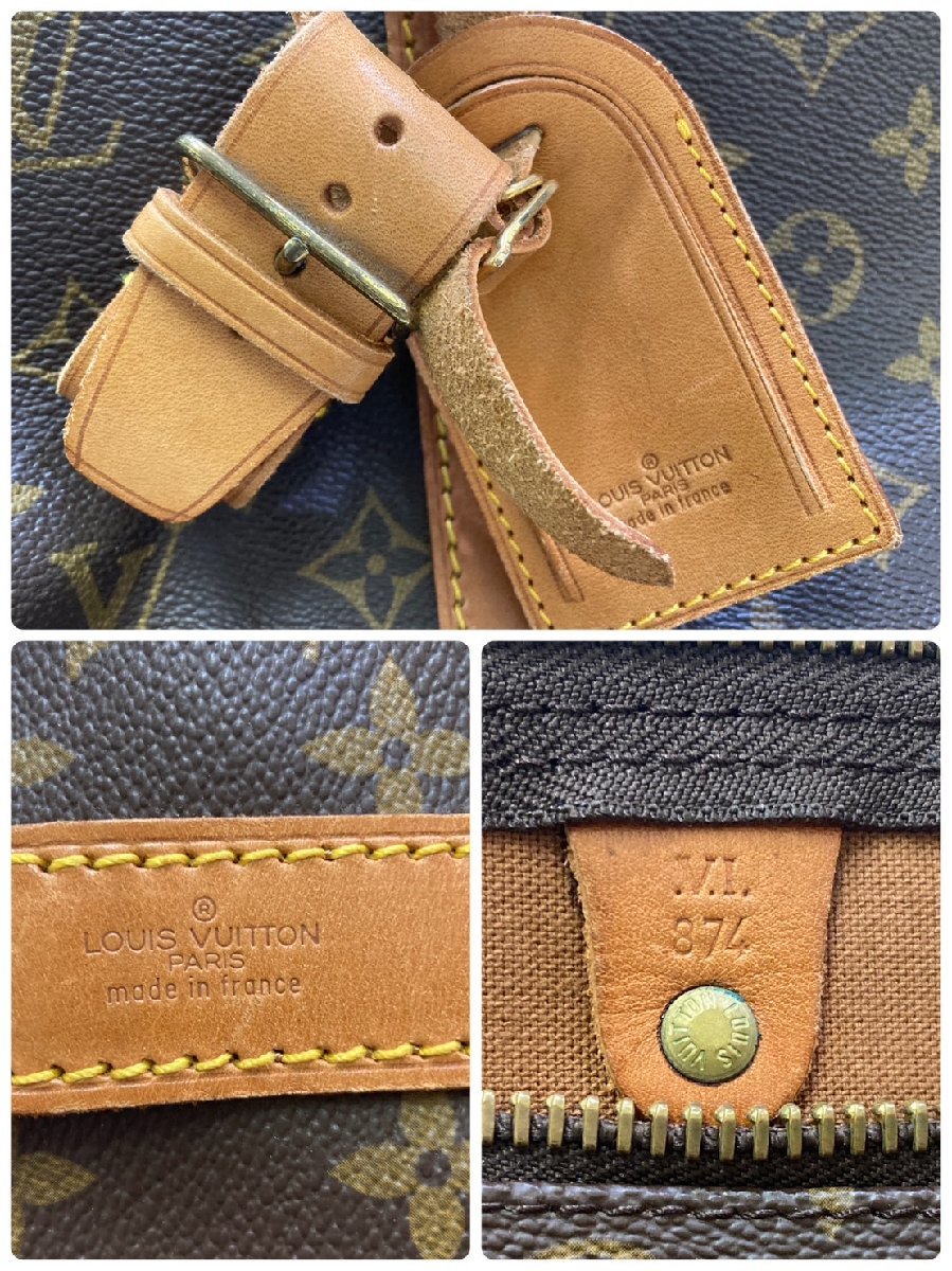 ●Louis Vuitton ルイヴィトン キーポル45 バンドリエール 2WAY ボストン バッグ 旅行鞄 M41418 モノグラム●_画像8