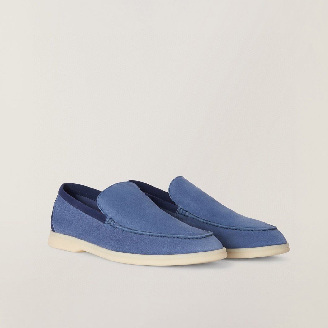 Loro Piana パンプス　レディースシューズ　靴　レザー　男女兼用　サイズ選択可能　34～42　ブルー