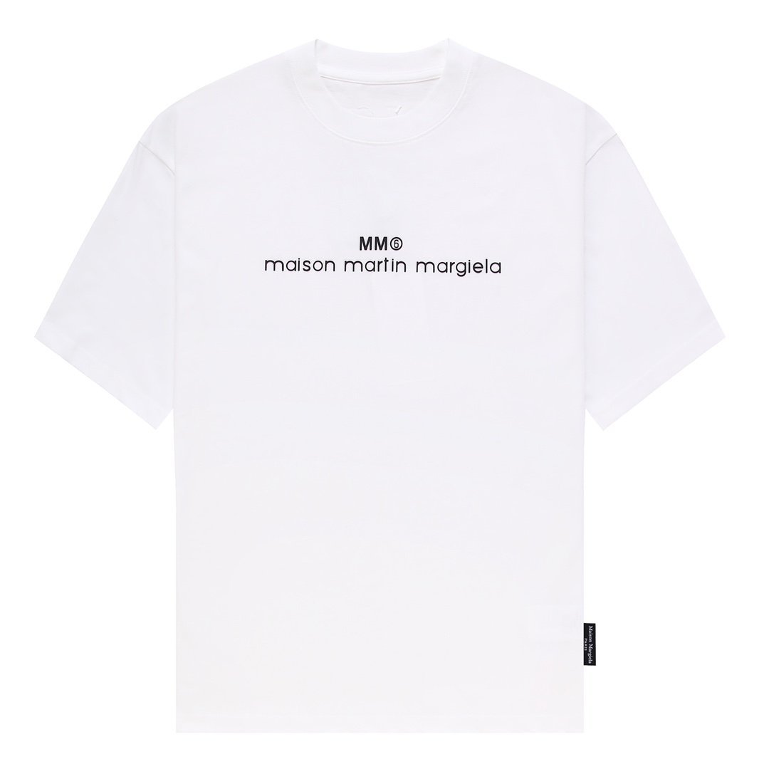 送料無料　マルタンマルジェラ　Maison Margiela　MM6　メンズ　Tシャツ　無地　文字ロゴ　半袖　丸首　1720-48