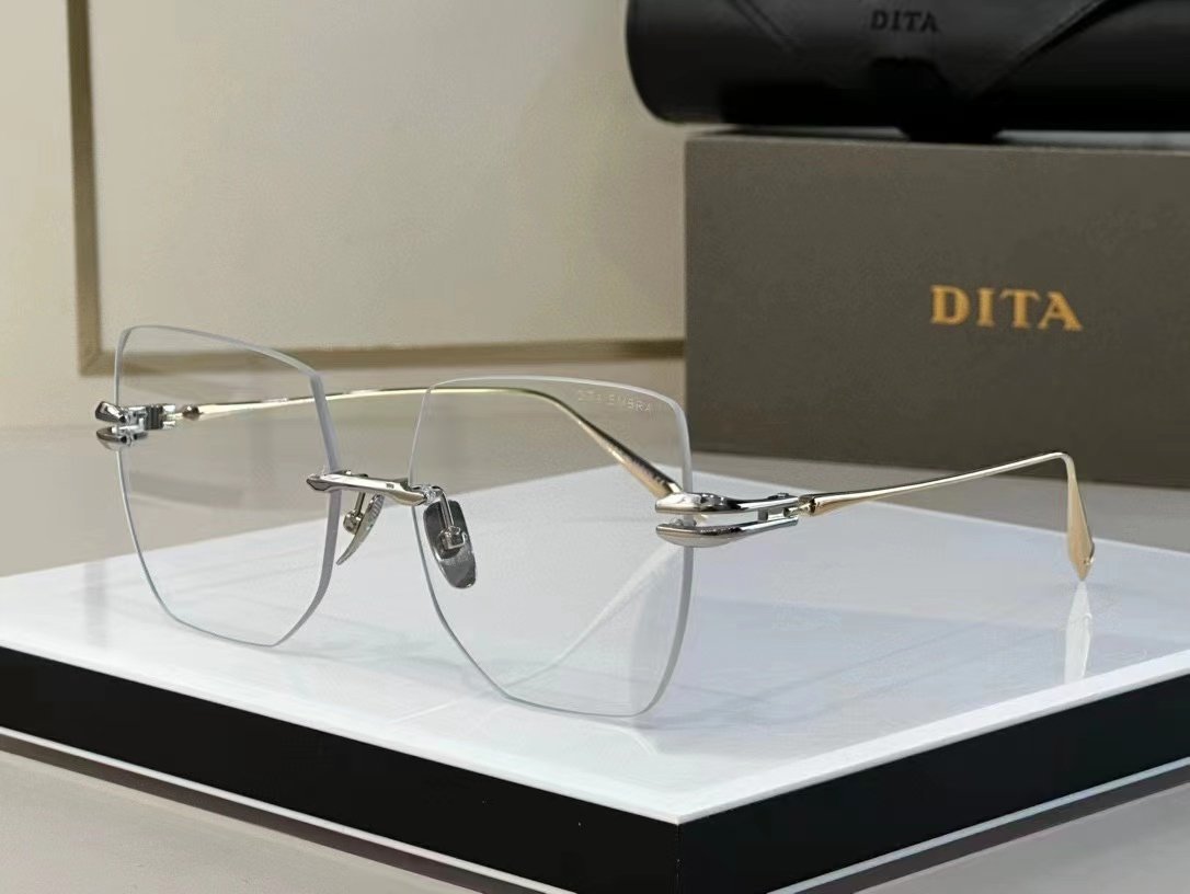 最新最全の 送料無料 DITA ダテメガネ ノーフレーム 新品 ファッション