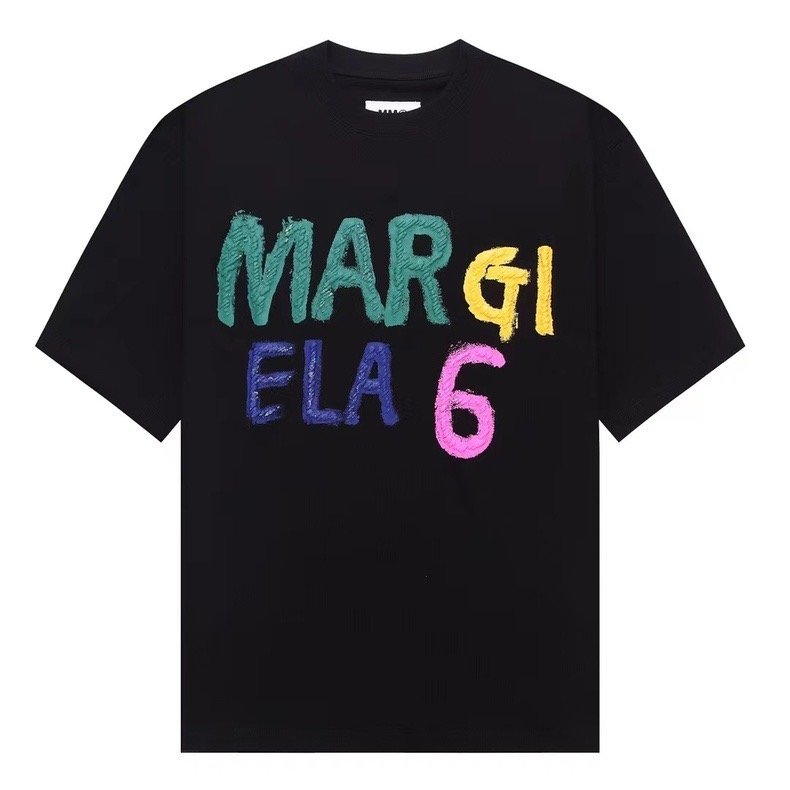 送料無料　マルタンマルジェラ　Maison Margiela　MM6　メンズ　Tシャツ　文字ロゴ　半袖　丸首　1715-48