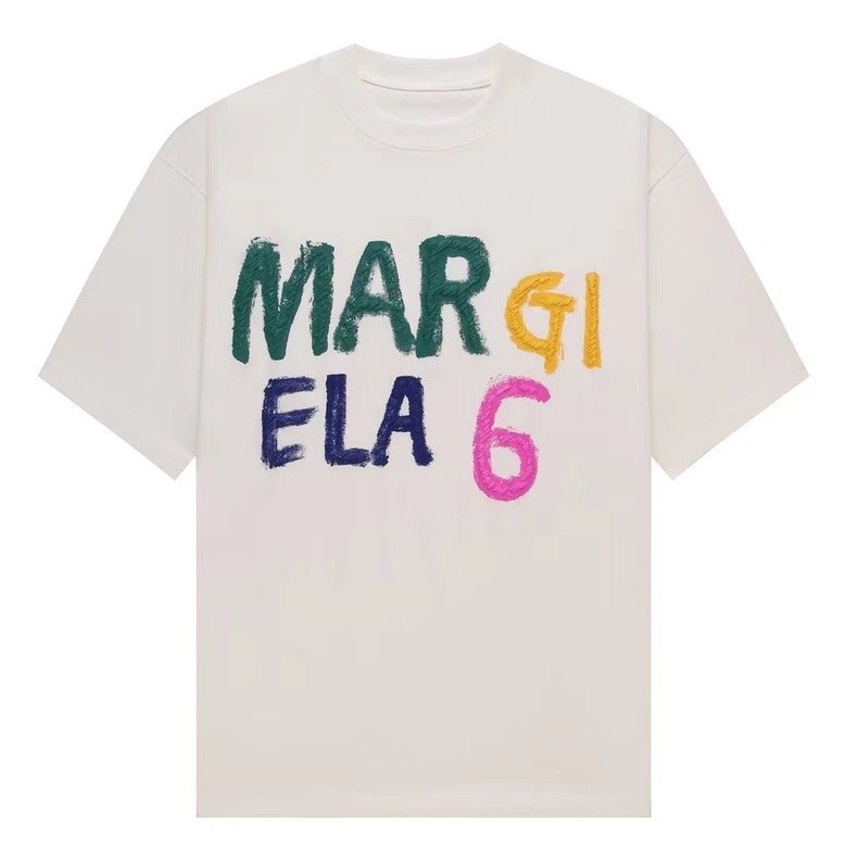 送料無料　マルタンマルジェラ　Maison Margiela　MM6　メンズ　Tシャツ　文字ロゴ　半袖　丸首　1717-48