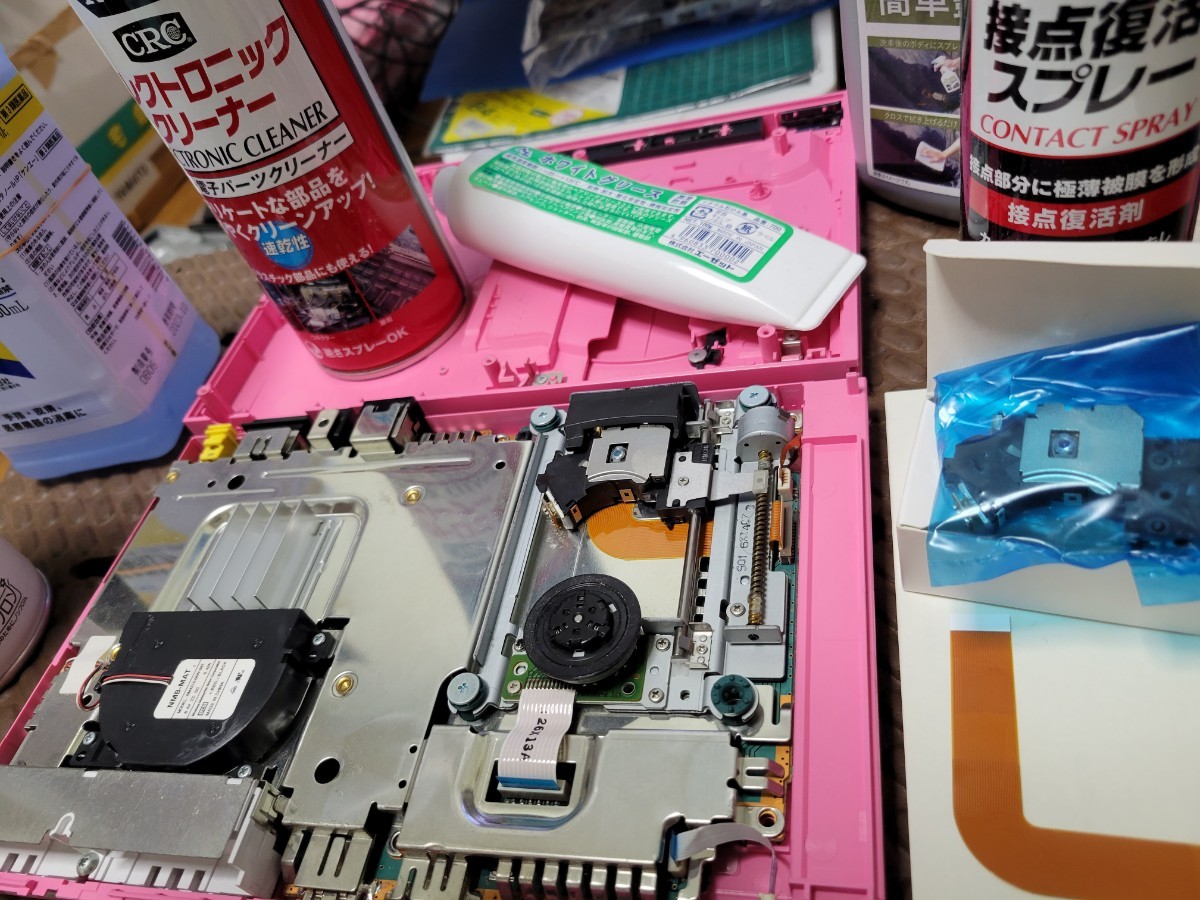 PS2 プレステ2 希少ピンク 薄型 新品ピックアップレンズ交換済 PS2 プレステ2 希少ピンク 薄型 新品ピックアップレンズ交換済