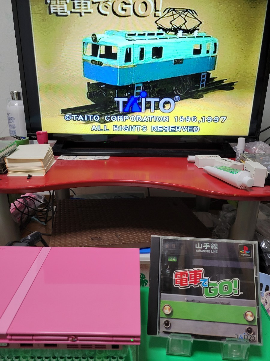 PS2 プレステ2 希少ピンク 薄型 新品ピックアップレンズ交換済 PS2 プレステ2 希少ピンク 薄型 新品ピックアップレンズ交換済