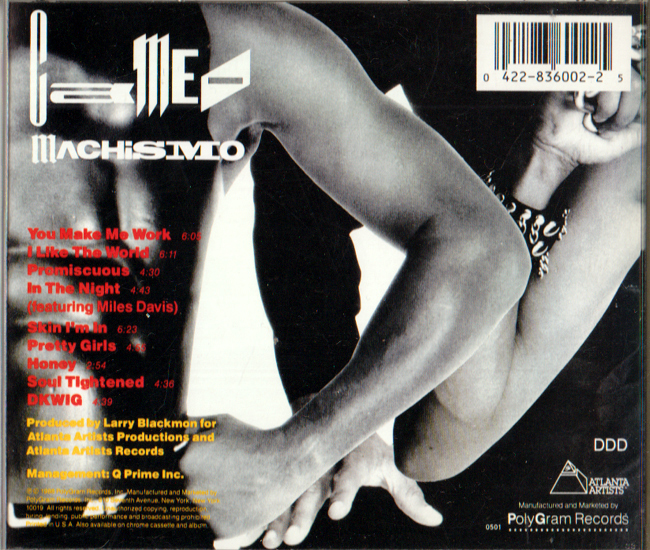 CAMEO・ MACHISMO / キャメオ・ アメリカ ニューヨークのR&B、ファンク・バンド。 CD全9曲_画像2