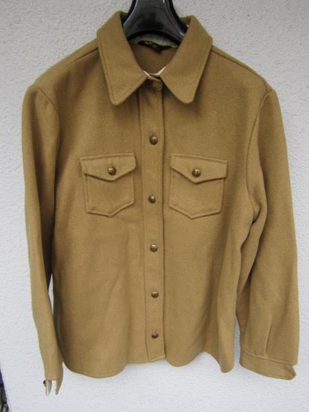 【楽天カード分割】 ★ビンテージ1960s h.i.sウールCPOシャツベージュメタルボタン Lサイズ 【楽天カード分割】 ★ビンテージ1960s h.i.sウールCPOシャツベージュメタルボタン Lサイズ
