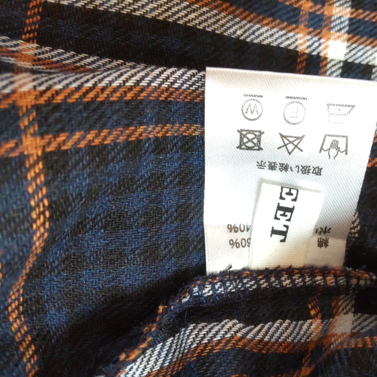 シャツジャケット フリーサイズ ＭサイズＬサイズチェックシャツ 長袖シャツ レディース 試着のみの画像6