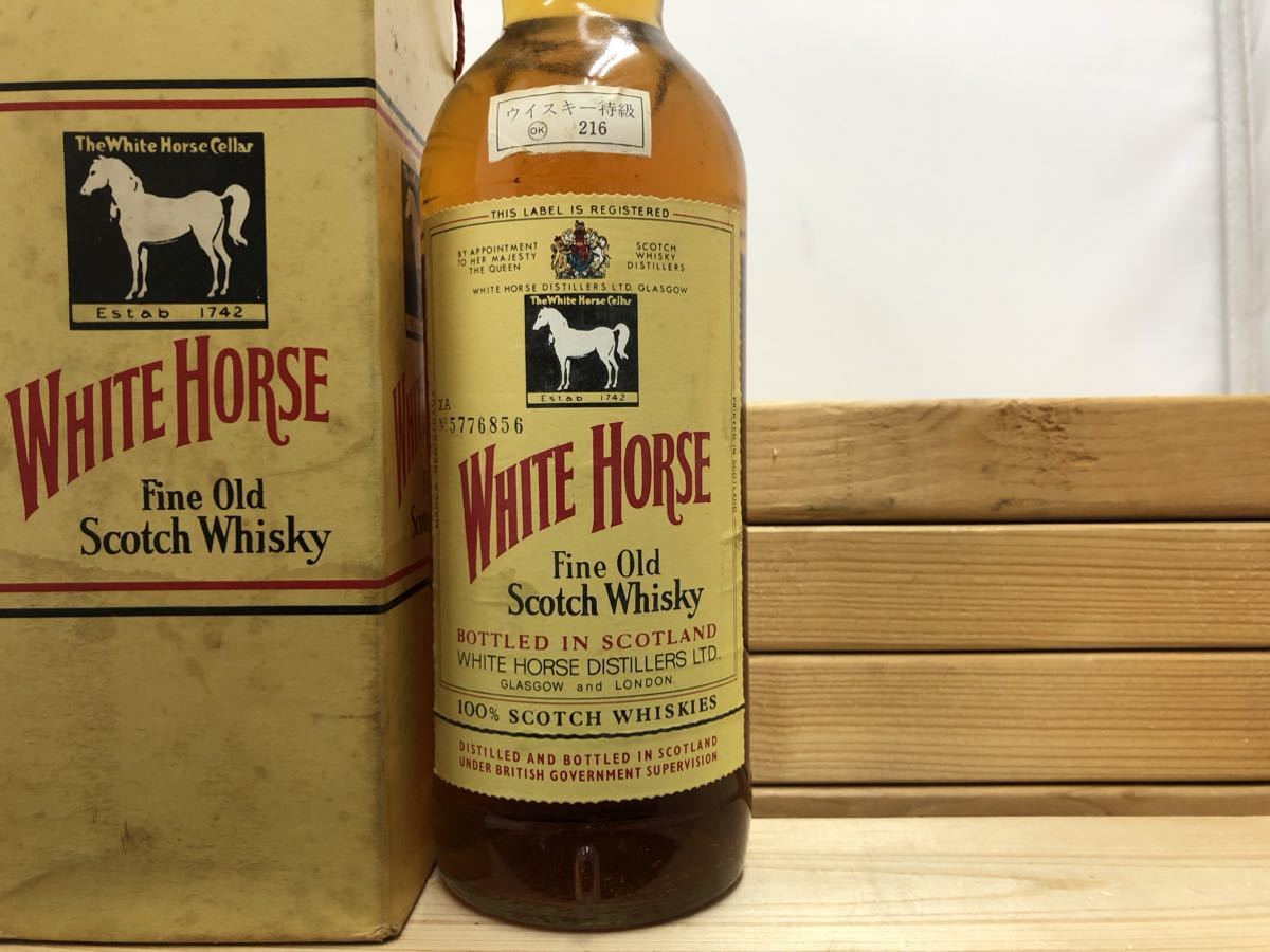 ホワイトホース 1978年 干支ラベル 特級 スコッチウイスキー WHITE HORSE Scotch Whisky 760ml 43%_画像4