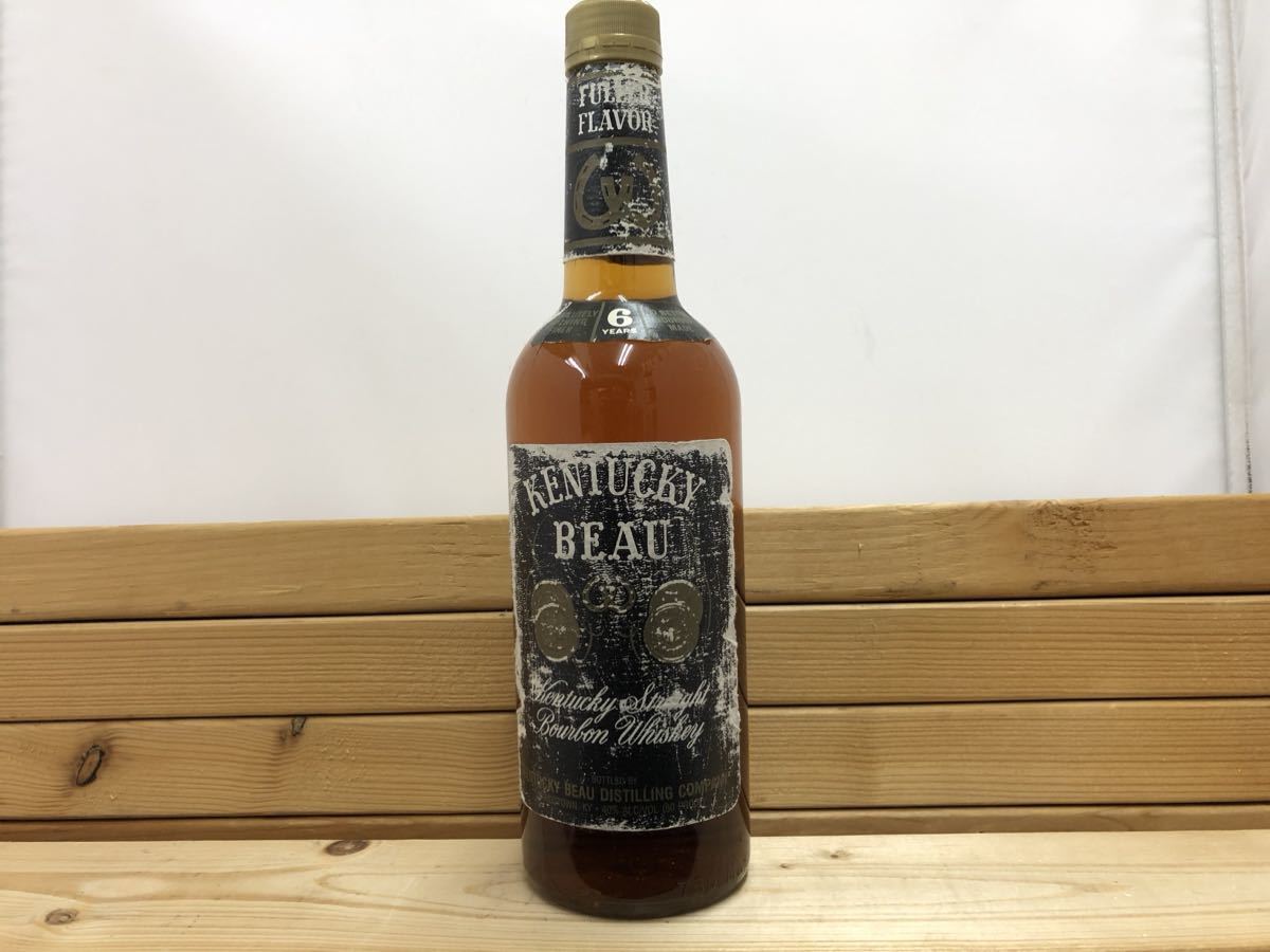 ケンタッキー ボウ 6年 バーボン ウイスキー Kentucky beau Bourbon Whisky 750ml 40% 古酒_画像1