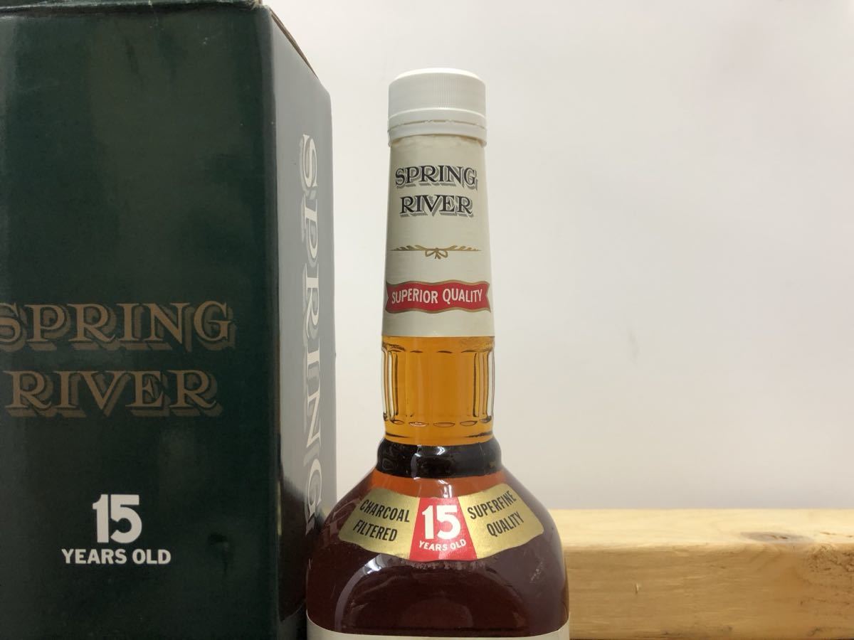 スプリングリバー 15年 バーボン ウイスキー SPRING RIVER 15years 750ml 43% 箱付 Bourbon Whiskeyの画像3