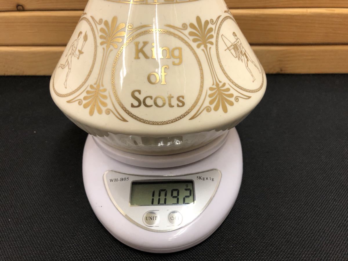 キング オブ スコッツ 1984年 ロサンゼルス オリンピック 陶器ボトル スコッチ ウイスキー Scotch King of Scots 1984 750ml 43% 1092g_画像5