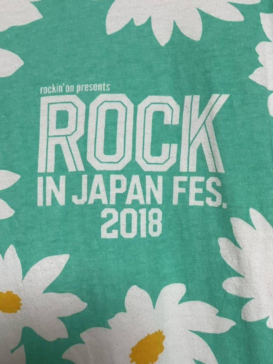 ROCK IN JAPA FES 2018☆半袖Tシャツ☆サイズM☆綿100％☆ユースド☆夏フェス☆野外音楽☆カウントダウン_画像3