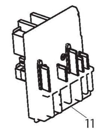 MAX マックス 充電式 ピンネイラ TJ-35P4 用 コントロール ユニット (TJ-35P4) No.11 (PJ71015) 部品 修理 補給 パーツ ネイル 内装 大工