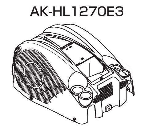 MAX マックス エアー コンプレッサ AK-HL1270E3 用 プラスチック カバーのみ レッド コンプレッサー 用 カバー 建築 建設 大工 造作 建て方