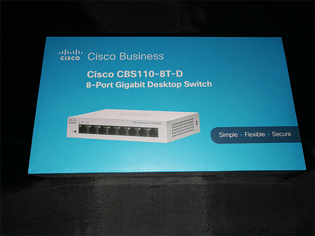 Cisco　CBS110-8T-D　8ポートギガビットハブ_画像1