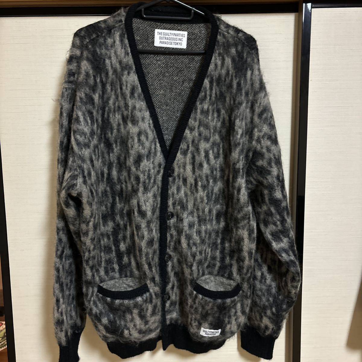 人気満点 MARIA/LEOPARD WACKO MOHAIR CARDIGANレオパードモヘア