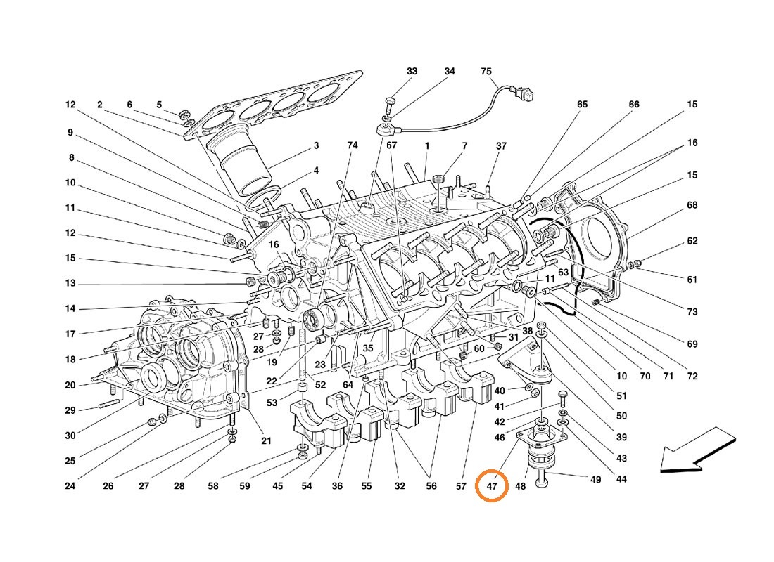 Ferrari F355 用 エンジンマウント ブッシュ 2個セット フェラーリ 355 純正品 【送料無料】の画像9