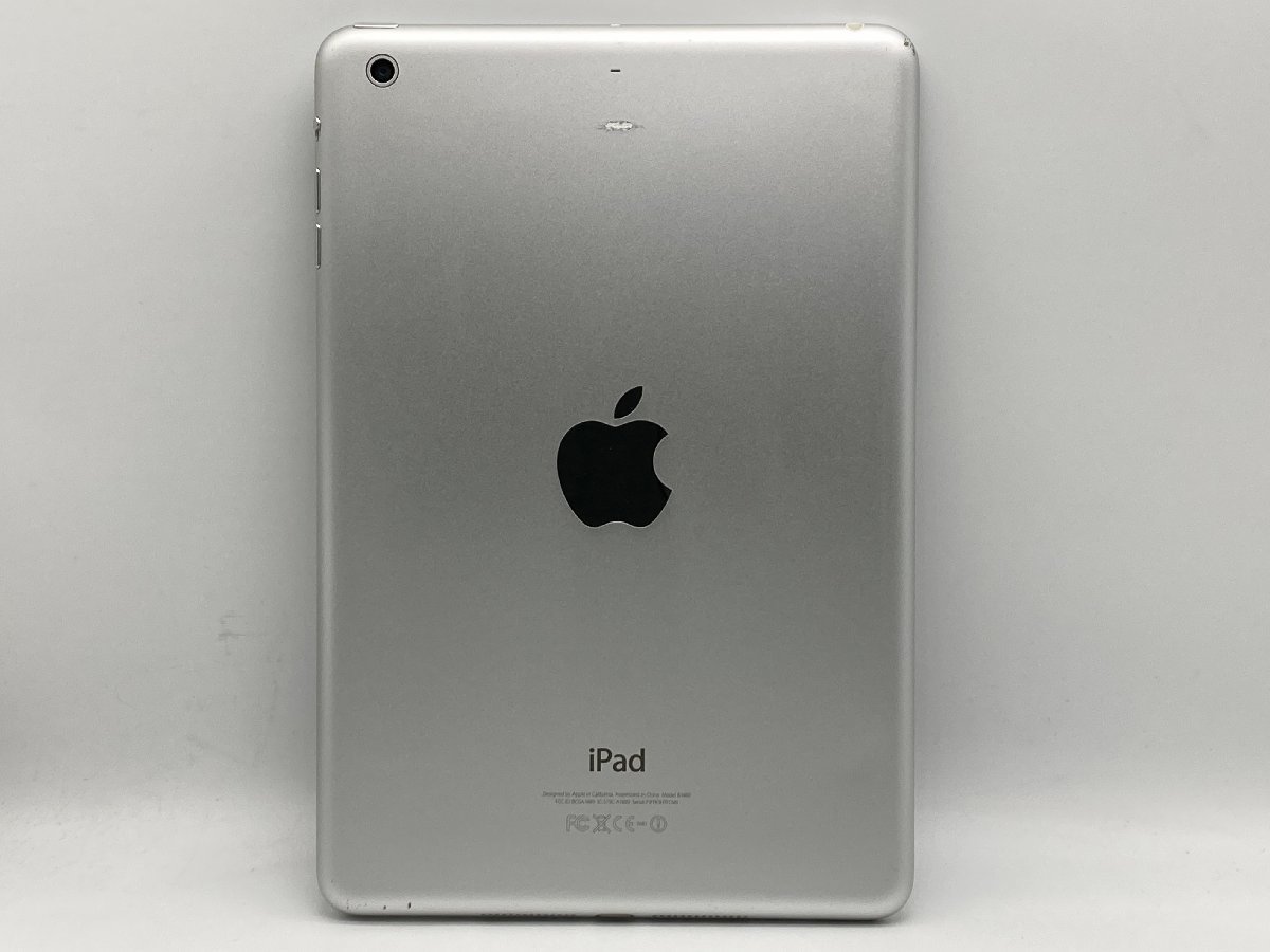 【中古・ジャンク】アクティベーションロック品 色ムラ Apple iPad mini 2nd Wi-Fiモデル 32GB シルバー NWー 本体 部品取り用 A-TFCM9_画像3