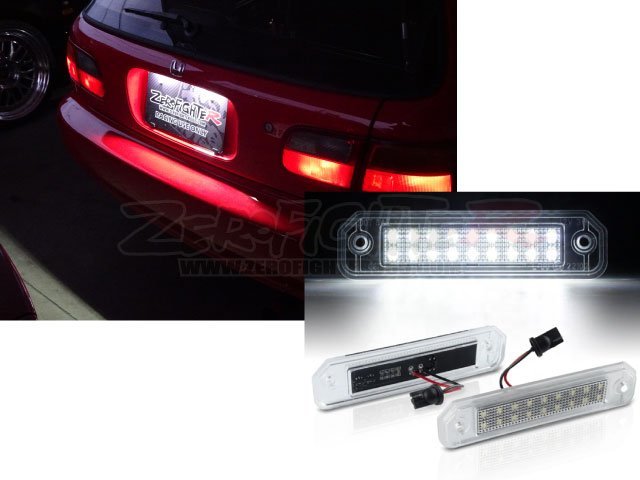 送料メール便★LEDライセンスプレートライト★シビックフェリオ シビッククーペ シビック CR-Xデルソル ナンバー灯 EG EK USDM JDM_画像3