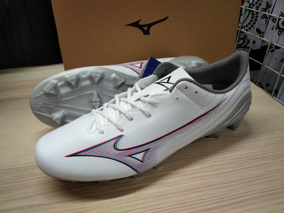 ミズノ MIZUNO サッカーシューズ サッカースパイク ミズノ α SELECT P1GA236509 固定式 人工皮革 25,0cm_画像1